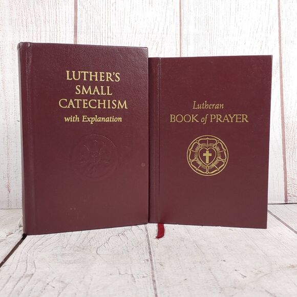 Other - PAIR - Luther's Small Catechism + Lutheran Book of Prayer - Hardcover 2005 USED